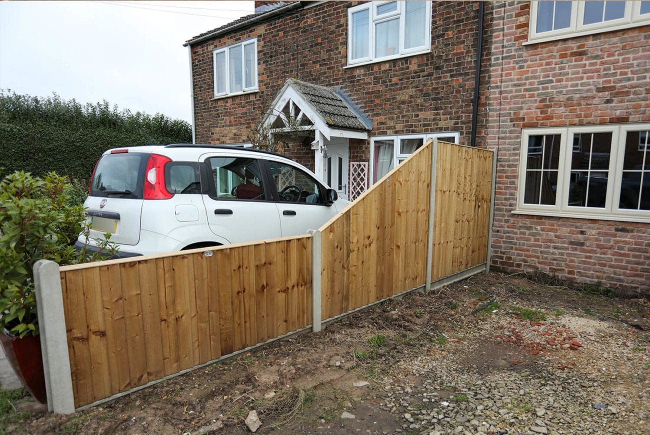 Slotted Fence Posts and Gravel Boards